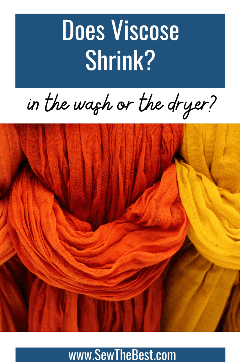 Does Viscose Fabric Shrink in the Wash or Dryer? ️ (2024) Sew The Best